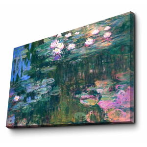 Nástenná reprodukcia na plátne Claude Monet, 45 × 70 cm