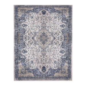 Modrý/krémovobiely prateľný bavlnený koberec 80x150 cm Oriental – Conceptum Hypnose