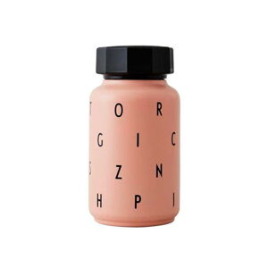 Ružová hliníková detská fľaša 330 ml – Design Letters