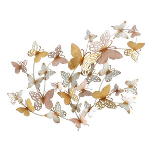 Kovová nástenná dekorácia 132x95.5 cm Butterflies - Mauro Ferretti