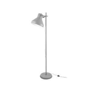 Sivá stojacia lampa Leitmotiv Tuned Iron, výška 180 cm