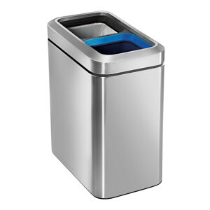 Odpadkový kôš na triedený odpad z nerezovej ocele 20 l - simplehuman