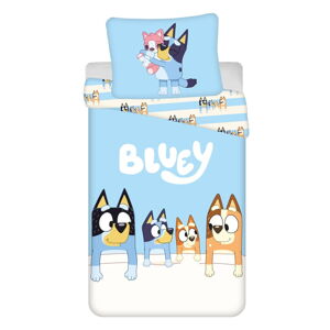 Bavlnená detská obliečka na jednolôžko 140x200 cm Bluey – Jerry Fabrics