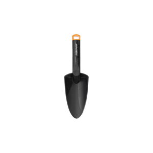 Čierna záhradná lopatka zo sklolaminátu Fiskars Solid, šírka 8,4 cm