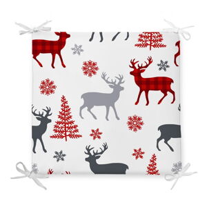 Vianočný sedák s prímesou bavlny Minimalist Cushion Covers Holly Night, 42 x 42 cm