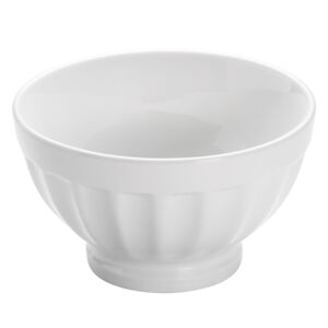 Biela porcelánová miska Maxwell & Williams Basic Ribbed, ø 10,5 cm