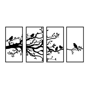 Kovová nástenná dekorácia 34x70 cm Branch – Wallity