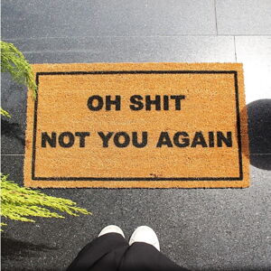 Rohožka Doormat Oh Shit, 70 × 40 cm