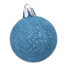 Modré vianočné ozdoby v súprave 12 ks Unimasa, ⌀ 4 cm