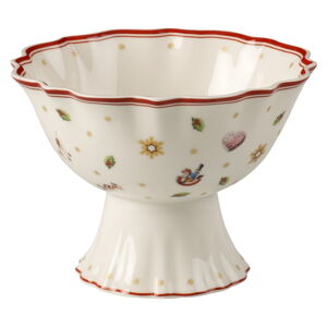 Biela porcelánová servírovacia miska s vianočným motívom Villeroy & Boch
