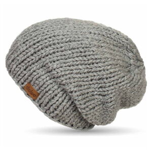 Ručne pletená čapica DOKE Grey Beanie