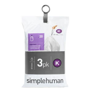 Vrecia na odpadky 60 ks 45 l K - simplehuman