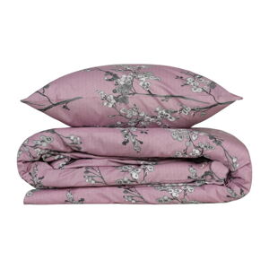 Ružové obliečky na dvojlôžko/predĺžené z bavlny renforcé 240x220 cm Chicory – Mijolnir