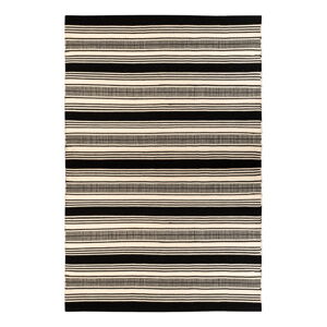 Čierno-biely obojstranný vonkajší koberec z recyklovaného plastu Green Decore Zambezi, 160 x 230 cm
