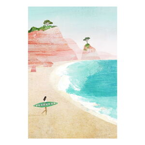 Plagát 30x40 cm Surf Girl - Travelposter