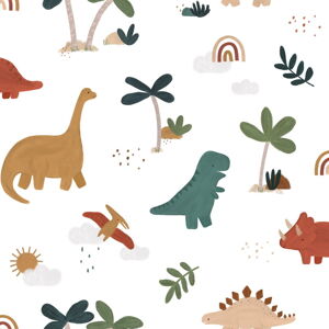 Detská tapeta 10 m x 50 cm Cool Dinosaurs – Lilipinso