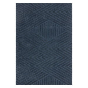 Tmavomodrý vlnený koberec 120x170 cm Hague – Asiatic Carpets