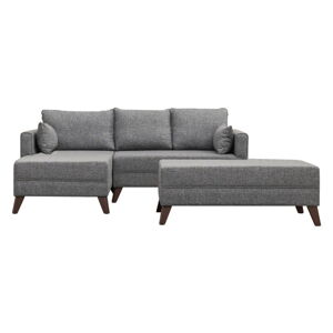 Sivá rohová pohovka (ľavý roh) Bella – Balcab Home