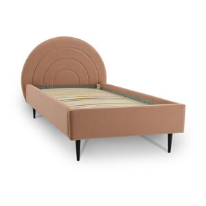 Ružová detská posteľ s úložným priestorom 90x200 cm Rainbow – Scandic