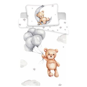 Bavlnené detské obliečky do postieľky 100x135 cm Teddy Bear – Jerry Fabrics