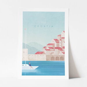 Plagát Travelposter Croatia, A3