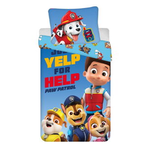 Bavlnené detské obliečky na jednolôžko 140x200 cm Paw Patrol – Jerry Fabrics