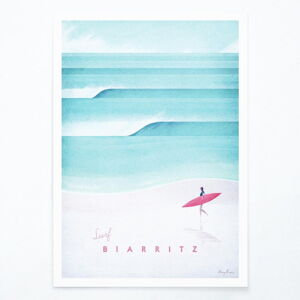 Plagát Travelposter Biarritz, A3