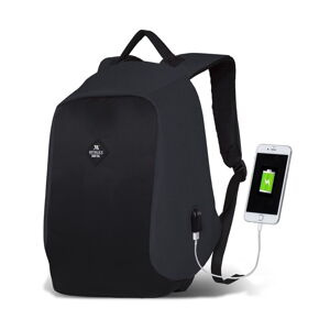 Tmavosivo-čierny batoh s USB portom My Valice SECRET Smart Bag