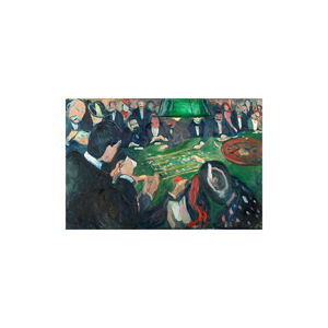 Reprodukcia obrazu Edvard Munch - At the Roulette Table in Monte Carlo, 40 x 26 cm