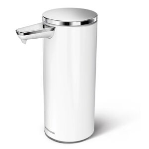 Biely automatický oceľový dávkovač mydla 266 ml - simplehuman