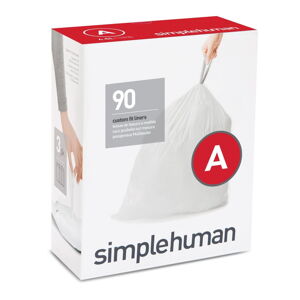 Vrecia na odpadky 90 ks 4.5 l A - simplehuman