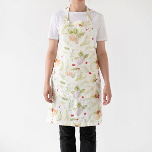 Vianočné ľanová zástera Linen Tales Daily Apron Merry, 80 x 55 cm