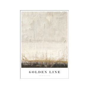 Plagát v ráme 52x72 cm Golden Line   – Malerifabrikken