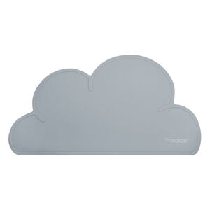 Tmavosivé silikónové prestieranie Kindsgut Cloud, 49 x 27 cm