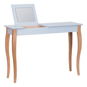 Svetlosivý toaletný stolík so zrkadlom Ragaba Dressing Table, dĺžka 105 cm