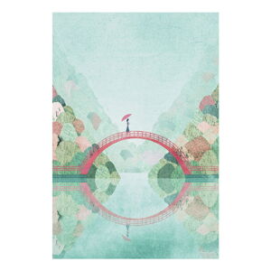 Plagát 30x40 cm Japan Lake - Travelposter