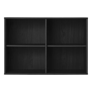 Čierna závesná knižnica v dekore jaseňa 89x61 cm Mistral – Hammel Furniture