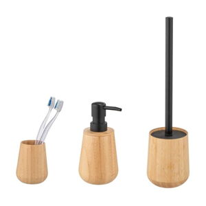 Bambusová súprava doplnkov do kúpeľne v prírodnej farbe Bamboo – Wenko