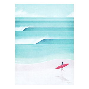 Plagát 30x40 cm Surf Girl IV - Travelposter