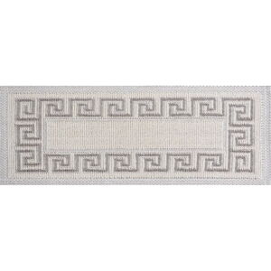 Krémovobiele bavlnené nášľapy na schody v súprave 16 ks 25x65 cm Versace Bej – Vitaus