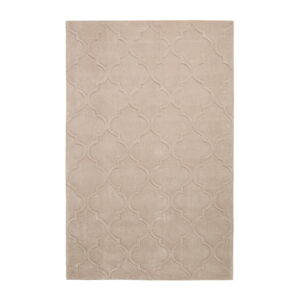 Béžový ručne tuftovaný koberec Think Rugs Hong Kong Puro Beige, 150 × 230 cm