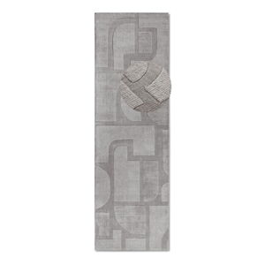 Sivý ručne tkaný vlnený behúň 80x250 cm Alexis – Villeroy&Boch