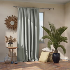 Sivý zatemňovací/termo záves 140x270 cm Pleat – Restilo
