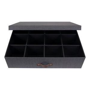 Čierna škatuľa s priehradkami Bigso Box of Sweden Jakob
