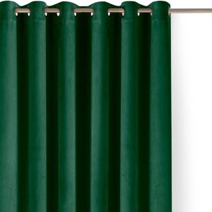 Zelený zamatový dimout záves 530x250 cm Velto – Filumi