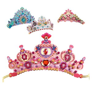 Súprava na výrobu 4 koruniek Djeco Princess