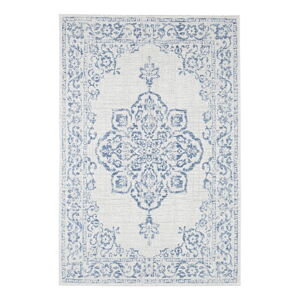 Modro-krémový vonkajší koberec NORTHRUGS Tilos, 120 x 170 cm