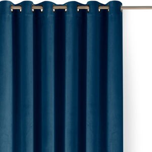 Modrý zamatový dimout záves 200x250 cm Velto – Filumi