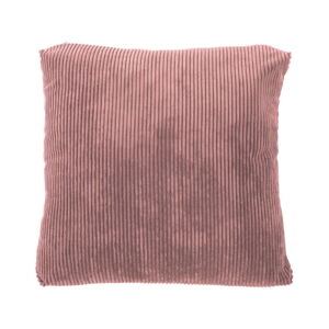 Ružový dekoratívny vankúš Tiseco Home Studio Ribbed, 40 x 40 cm