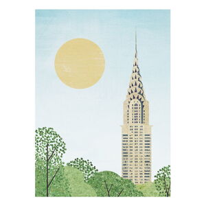 Plagát 30x40 cm Chrysler Building - Travelposter